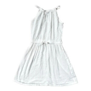 Janie & Jack | White Crepe Dress (6)
